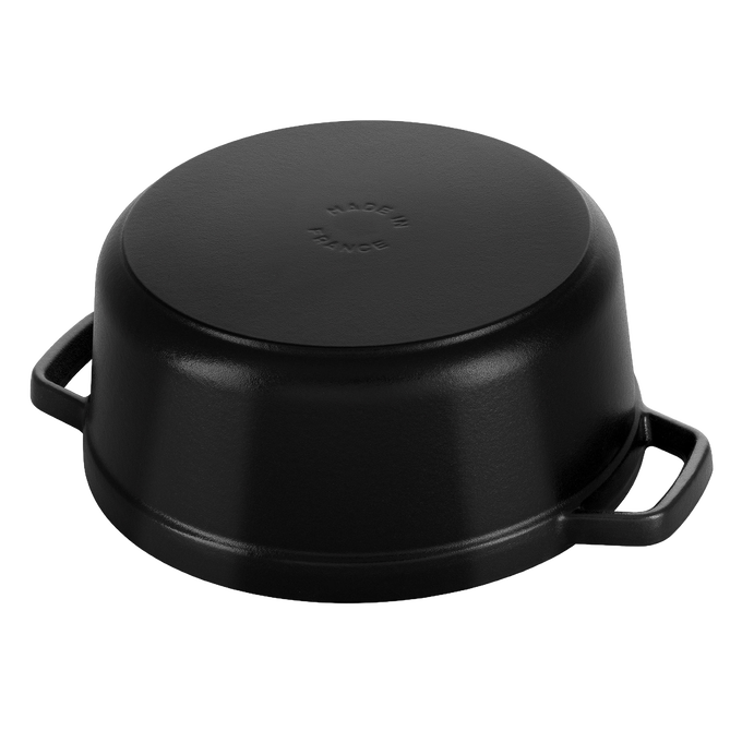 STAUB Round Cast Iron Dutch Oven – 4 Qt