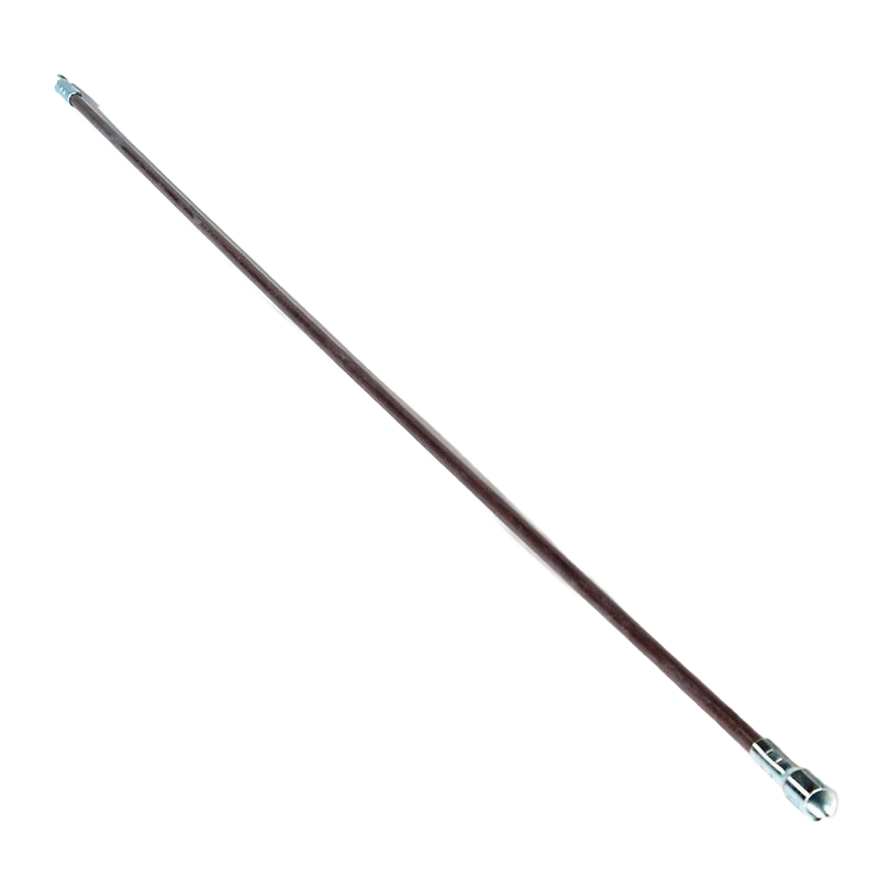 Fiberglass rod with metal threaded ends designed to connect with chimney brushes, ideal for stoves and hearth accessories from best seller collections.