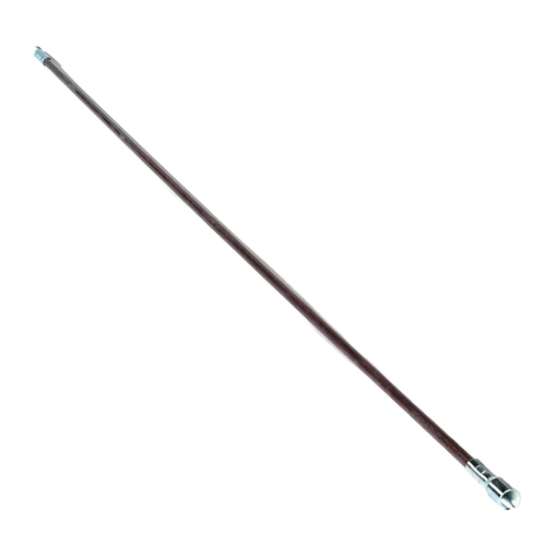 Fiberglass rod with metal threaded ends designed to connect with chimney brushes, ideal for stoves and hearth accessories from best seller collections.
