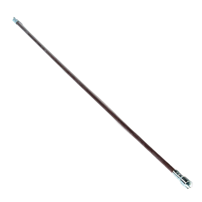 Fiberglass rod with metal threaded ends designed to connect with chimney brushes, ideal for stoves and hearth accessories from best seller collections.