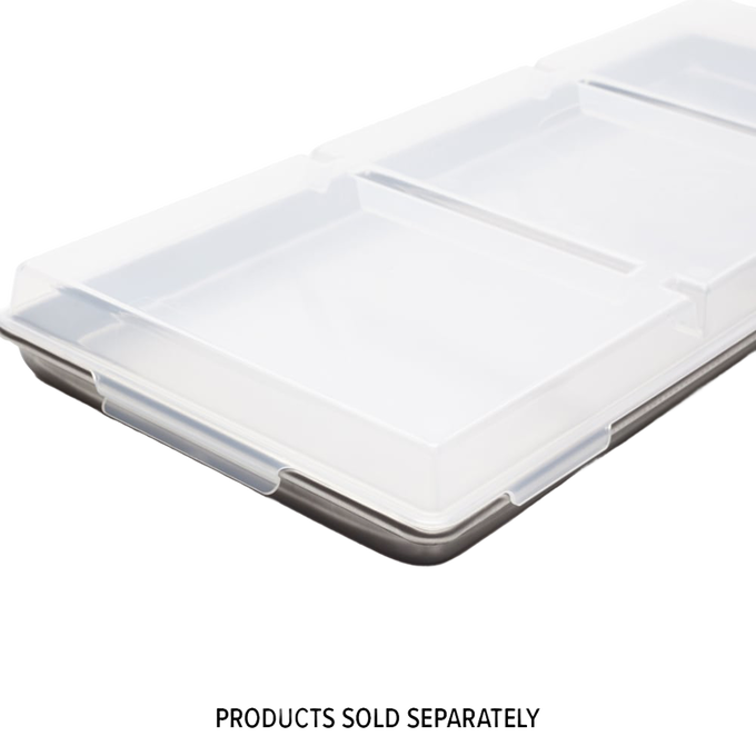 Clear plastic lids designed to snap securely onto freeze dryer trays for covering and stacking food, featured in Kitchen & Food, Food Preservation, Drying, Best Sellers, and Promo Eligible collections.