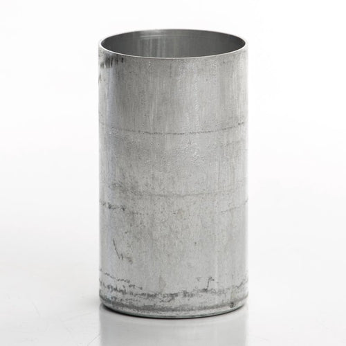 Durable one-piece aluminum round candle mold with a smooth finish, ideal for making 5 oz candles, featured in USA made, Candlemaking Supplies, and Best Sellers collections.