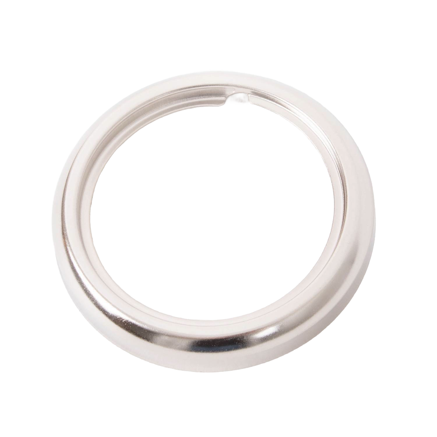 Nickel-plated burner collar with thread ring design, 2-5/8 inch diameter, crafted for most glass lamp fonts, featured in Lamps & Lighting, Parts and Accessories, Lamp Burners and Collars, Best Sellers, and Promo Eligible collections.