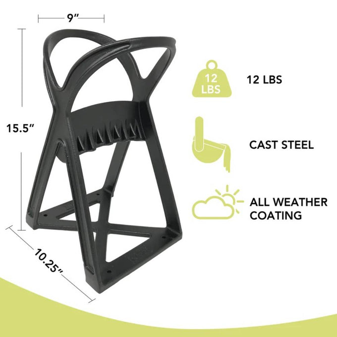 Compact cast steel kindling splitter weighing 12 pounds with an all-weather coating and wide mouth design, ideal for Farm, Garden & Tool and Wood Cutting and Hauling collections.