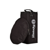 Durable black ripstop fiber transport bag with padded and reinforced walls, designed for secure storage of lamps and reflectors, ideal for camping and outdoor use.