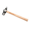 Quality steel hammer with a rounded and pointed head on a smooth wooden handle, handcrafted for durability in farm tools, hand tools, and best seller collections.