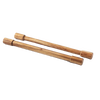 Set of two handcrafted acacia wood rolling pins with fixed handles designed for precise dough rolling, ideal for Kitchen & Food, Cookware, Baking Supplies, Best Sellers, and Promo Eligible collections.