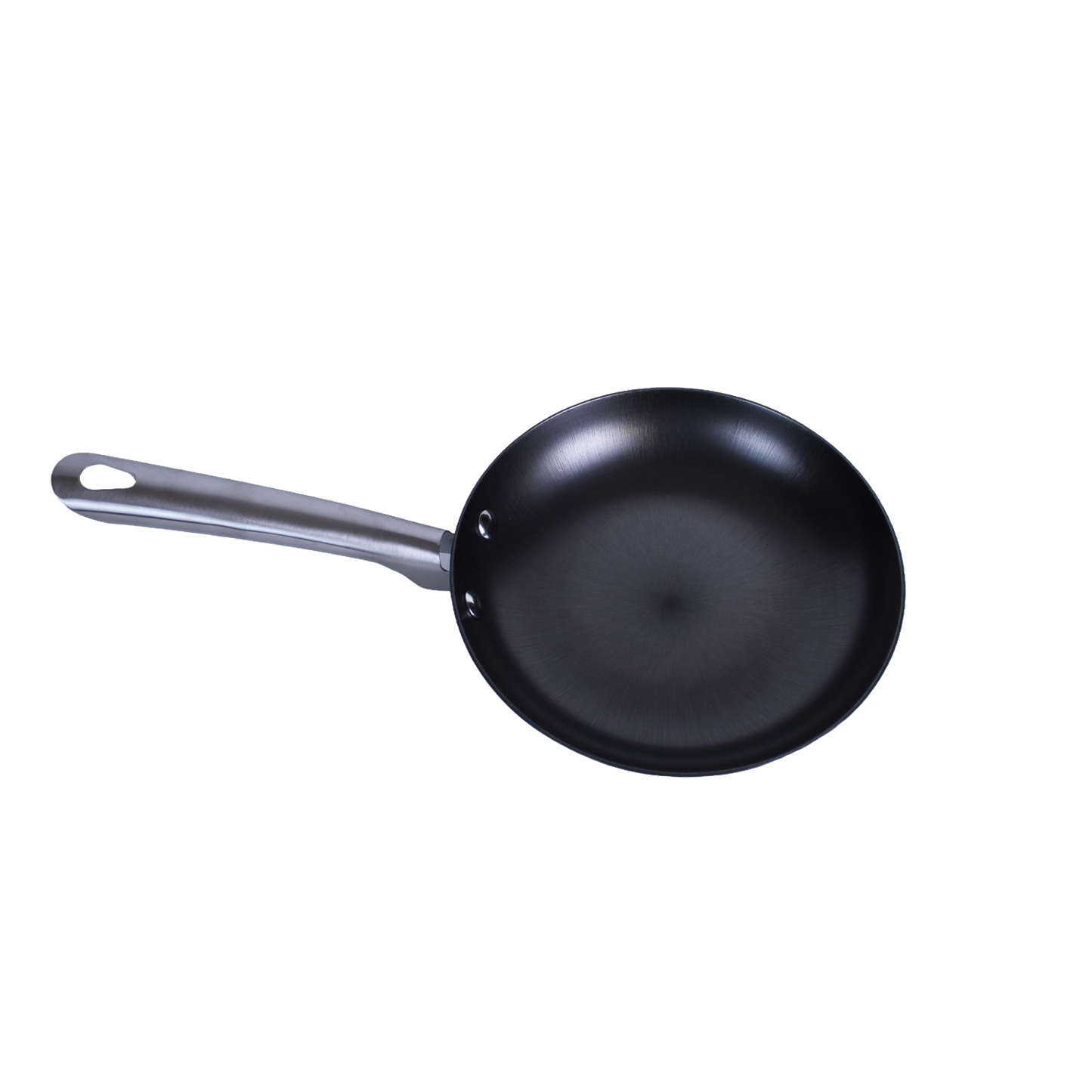 Handcrafted nitrogen hardened cast iron skillet with a smooth stainless steel handle, designed for Kitchen & Food, Cookware, Cast Iron, Best Sellers, Promo Eligible, and Sale collections.