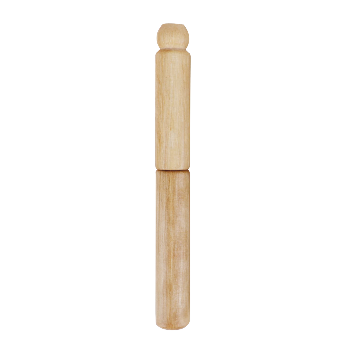 Handcrafted reusable ear cleaning tool with a smooth wooden handle and a stainless steel loop, designed for safe and gentle ear hygiene in Health & Wellness and Grooming collections.