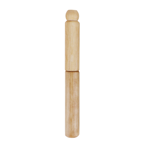 Handcrafted reusable ear cleaning tool with a smooth wooden handle and a stainless steel loop, designed for safe and gentle ear hygiene in Health & Wellness and Grooming collections.