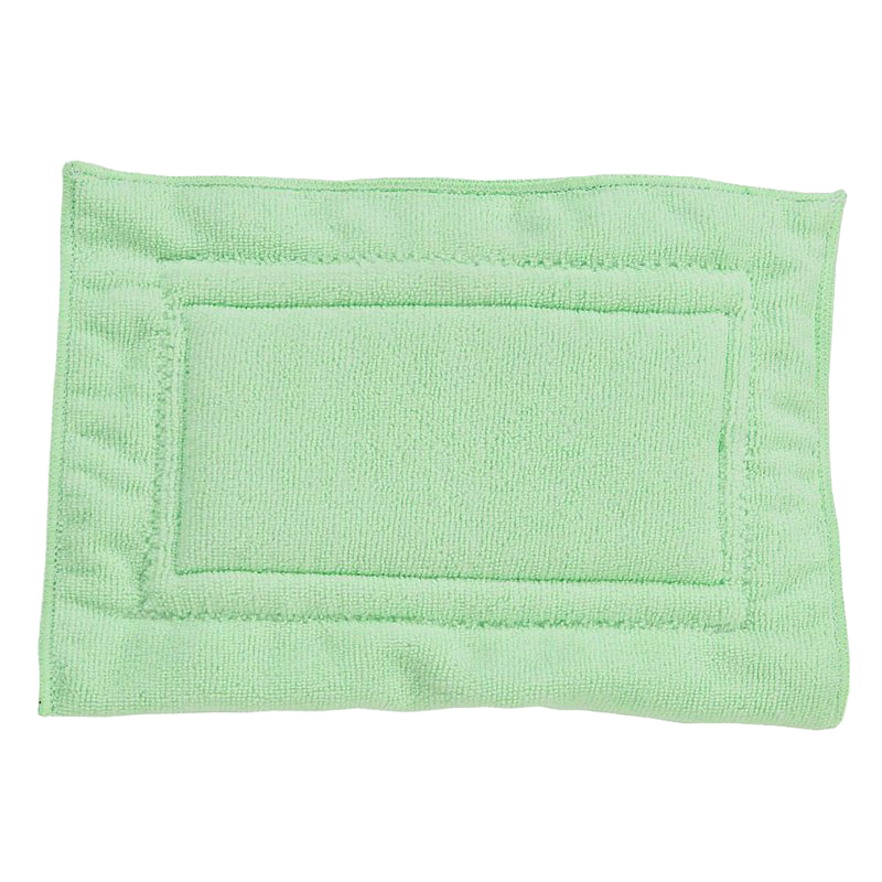 Light green microfiber replacement mop head, handcrafted and Amish made in the USA, designed for gentle wall cleaning, part of home decor and cleaning utensil collections.