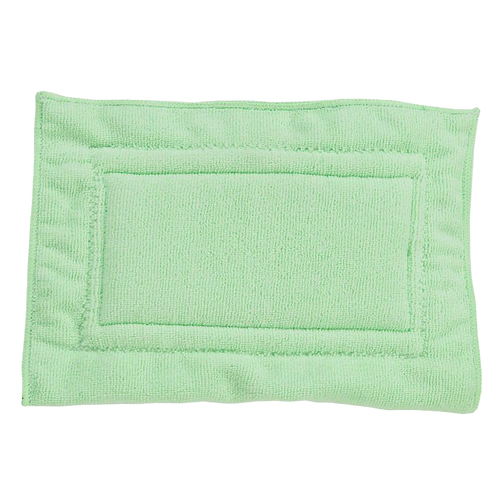 Light green microfiber replacement mop head, handcrafted and Amish made in the USA, designed for gentle wall cleaning, part of home decor and cleaning utensil collections.