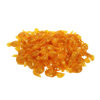 Pile of individually wrapped butterscotch hard candies in golden amber wrappers, handcrafted and made in the USA, featured in Kitchen & Food, Snacks and Sweets, Candy, USA Made, Best Sellers collections.