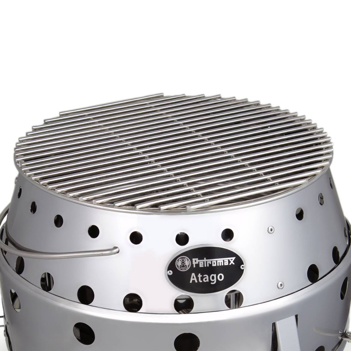 Round stainless steel grilling grate with 13.4-inch diameter designed for versatile outdoor use, ideal for camping and backyard grilling in Farm, Garden & Tool and Stoves collections.