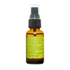 Amber glass bottle of handcrafted argan oil with black pump top and clear cap, made in USA and featured in Health & Wellness and Grooming collections