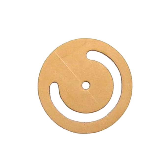 Replacement circular leather check valve component for water pumps, suitable for use in appliances and pump repair, ideal for Pump Parts and Tools and Best Sellers collections.