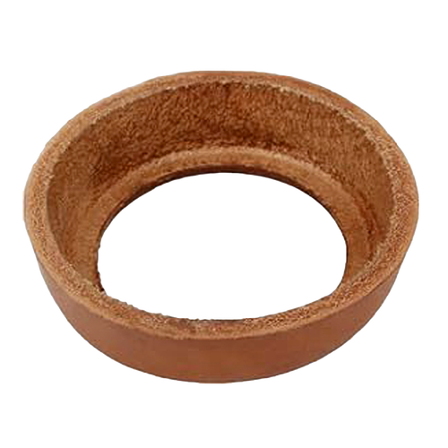 Handcrafted leather cup designed for durable and precise water pump sealing, suitable for use with appliances, pump parts, and tools in Best Sellers and Promo Eligible collections.