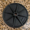 Handcrafted cast iron pressing disc for 8 quart stuffer, made in USA, designed for Kitchen & Food, Specialty Equipment, Butchering Supplies, USA Made, Best Sellers, and Promo Eligible collections.
