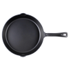 Handcrafted nitrogen-hardened cast iron skillet with smooth, stick-resistant surface and dual pouring spouts, designed for long-lasting use in Kitchen & Food, Cookware, Cast Iron, Best Sellers, and Promo Eligible collections.