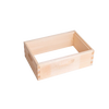 Lightweight handcrafted wooden 8-frame bee box component, made in USA by Amish artisans, designed for easy lifting and durability in beekeeping supplies and farm tools collections.