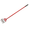 Long-handled garden weeder with rust-resistant serrated steel tines and comfort-grip handle, designed for effortless soil loosening and weed removal, featured in Farm, Garden & Tool and Digging and Cultivating collections.