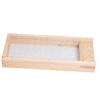 Handcrafted Amish made varroa mite screen base with wooden frame and metal mesh, designed for beekeeping hives, featured in Farm, Garden & Tool and USA Made collections.