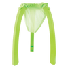 Light green jelly strainer with elastic band for secure fastening, designed to minimize mess during food preservation and canning, ideal for kitchen and food collections.