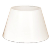 Classic white parchment lamp shade with a tapered design, compatible with 14-inch tripod lamps, ideal for Lamps & Lighting, Parts and Accessories, Lamp Shades, and Best Sellers collections.