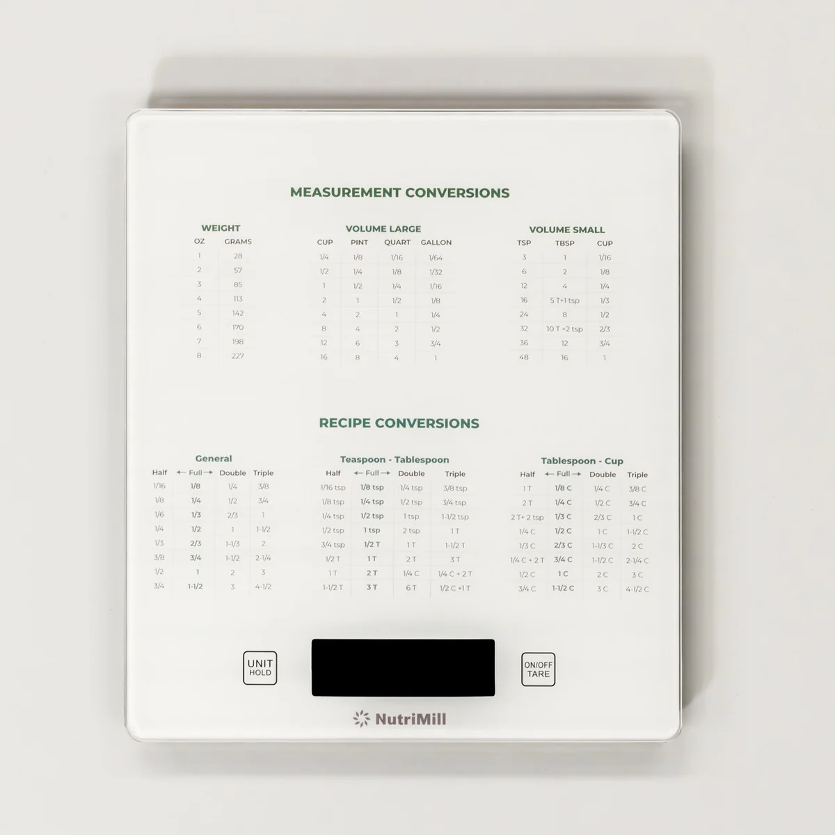 NutriMill Large Digital Kitchen Scale
