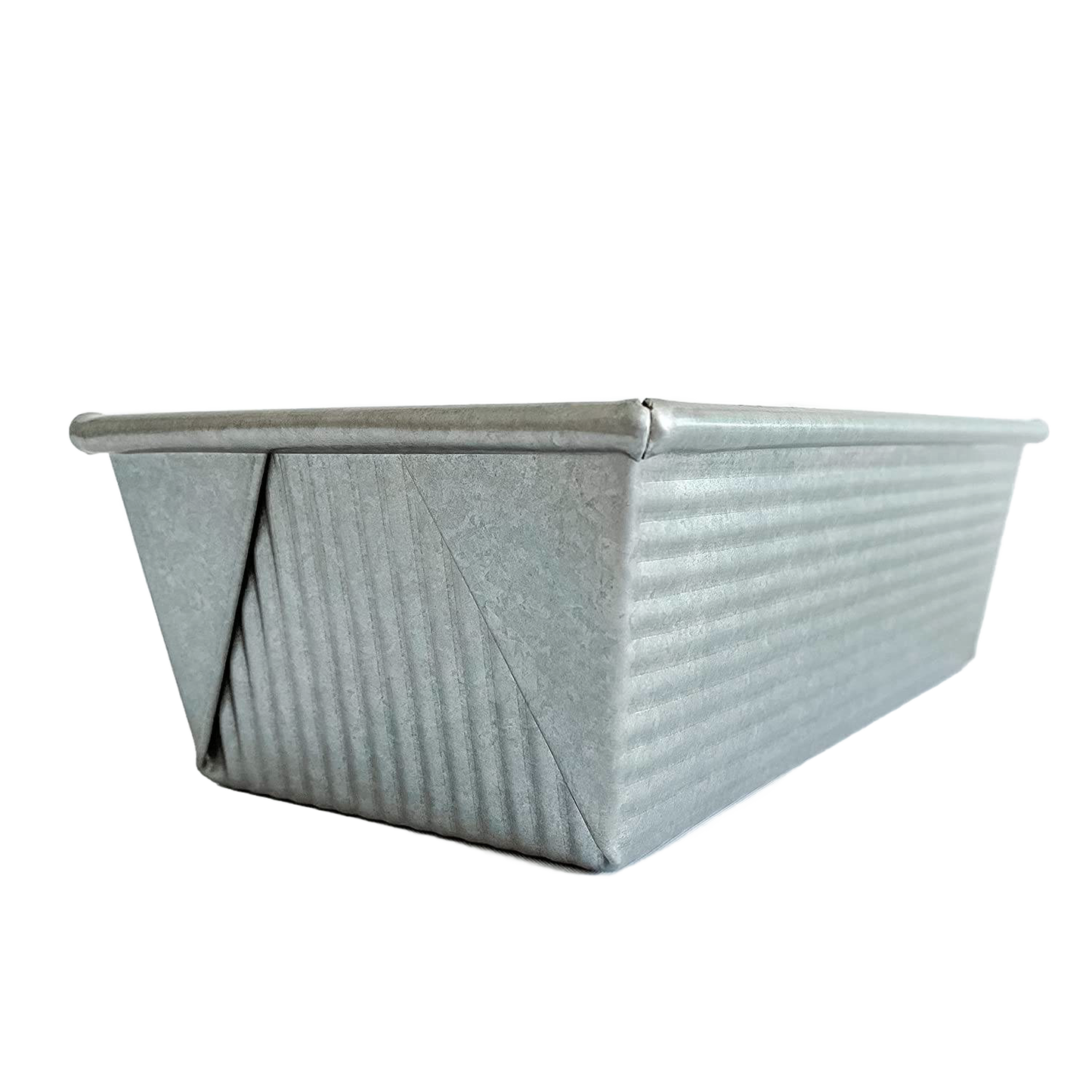 Handcrafted nonstick aluminized steel bread loaf pan with corrugated sides for even baking, made in the USA, part of Kitchen & Food, Cookware, and Bread Making Supplies collections.
