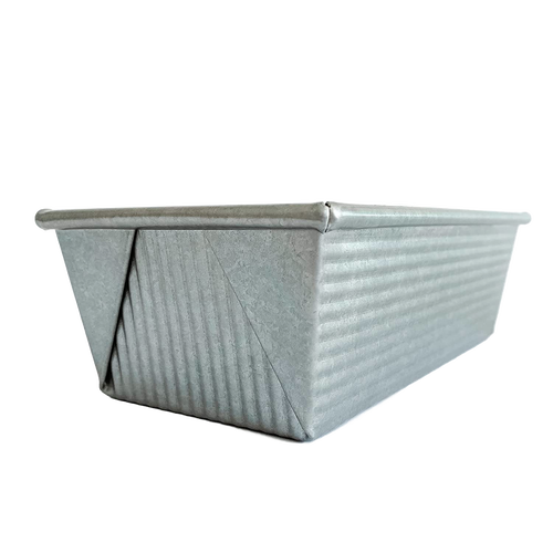 Handcrafted nonstick aluminized steel bread loaf pan with corrugated sides for even baking, made in the USA, part of Kitchen & Food, Cookware, and Bread Making Supplies collections.