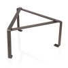 Sturdy steel cooking stand with triangular frame and hooked legs for stable outdoor fire cooking, featured in Farm, Garden & Tool and Camping collections.