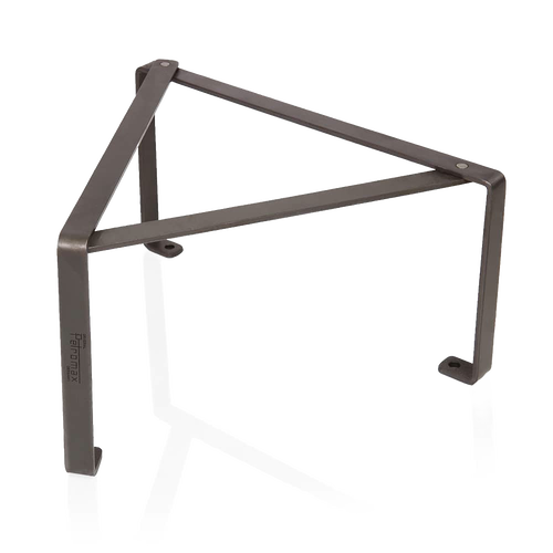 Sturdy steel cooking stand with triangular frame and hooked legs for stable outdoor fire cooking, featured in Farm, Garden & Tool and Camping collections.