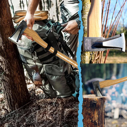 Prandi 4.41-Lb Splitting Axe with Hickory Handle