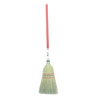 Handcrafted Amish made child’s broom with natural corn straw bristles and a red wooden handle, ideal for kids’ playhouse use and light household cleaning, featured in USA Made and Children’s Toys collections.