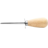 Oyster knife with stainless steel short, blunt blade and easy-grip wooden handle, handcrafted and ideal for Kitchen & Food, Kitchen Gadgets, and Cooking and Baking Helpers collections.