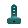 Sturdy green cast iron handle extension with mounting holes designed to add leverage to grain milling, ideal for Kitchen & Food, Grain Mills, Bread Making Supplies, and Best Sellers collections.