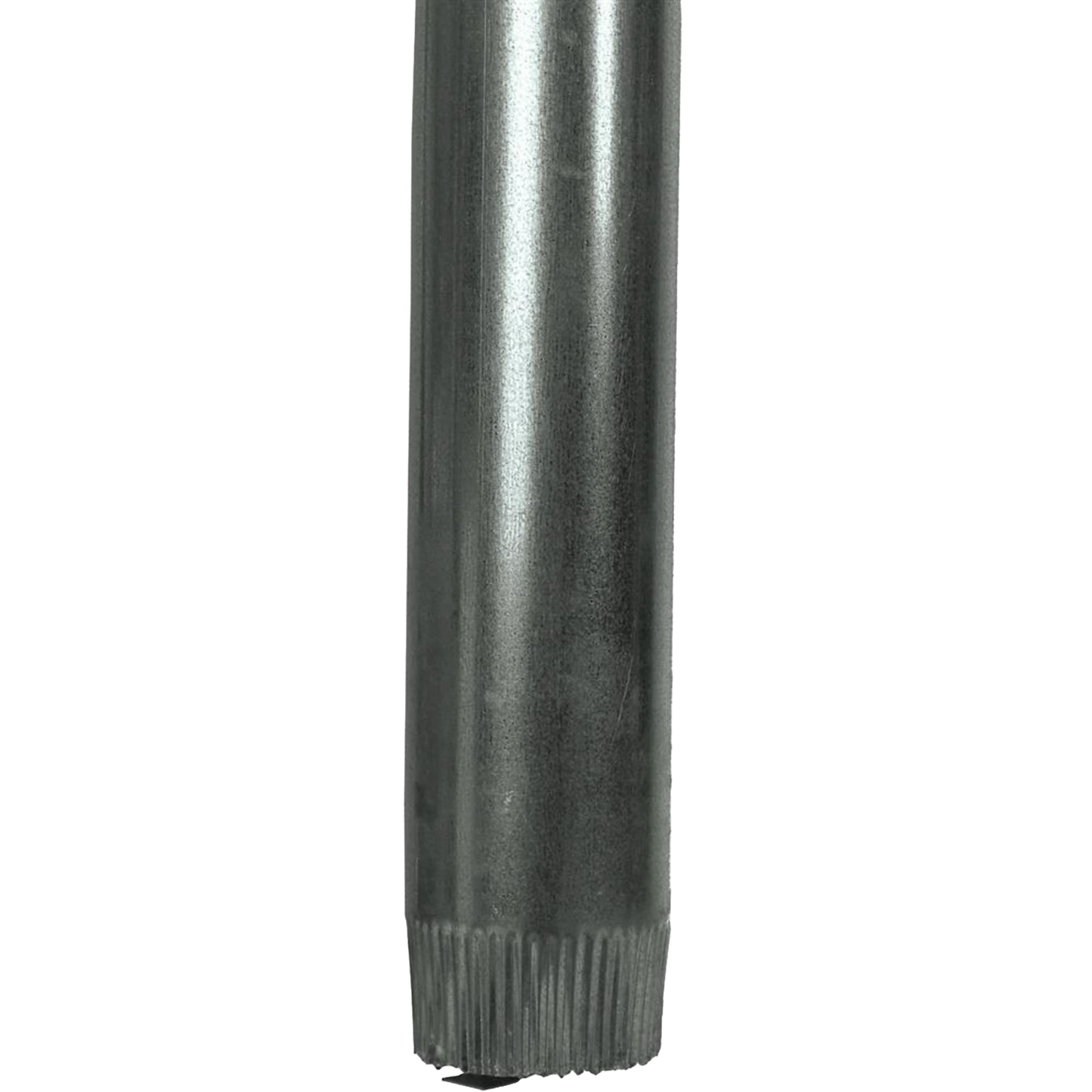 Close-up of a galvanized steel well bucket handle with reinforced crimped seams, designed for durability and reliability in farm, garden, emergency, and best seller tools collections.
