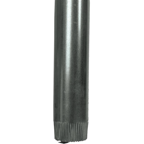 Close-up of a galvanized steel well bucket handle with reinforced crimped seams, designed for durability and reliability in farm, garden, emergency, and best seller tools collections.