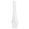 Handcrafted clear glass oil lamp chimney with a 1-1/8" base and subtle bulge, designed for Lamps & Lighting, Parts and Accessories, Chimneys and Globes collections.