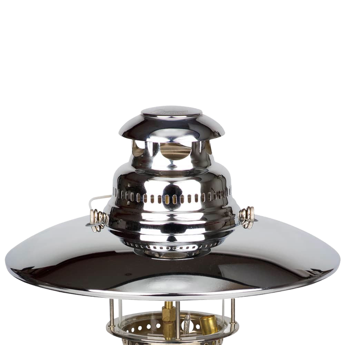 Polished metal reflector designed to direct light downward from a vintage-style pressure lamp, suitable for Lamps & Lighting, Parts and Accessories, Other Parts, Best Sellers, and Promo Eligible collections.