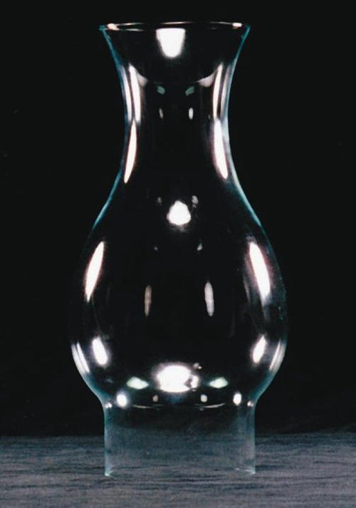 Clear handcrafted glass oil lamp chimney with a 2-7/8 inch base, designed for lamps and lighting, parts and accessories, chimneys and globes, best sellers, and promo eligible collections.