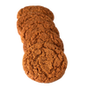 Handcrafted crispy ginger snap cookies with warm spices and molasses, showcasing rich texture, part of Kitchen & Food, Snacks and Sweets, and USA Made collections.