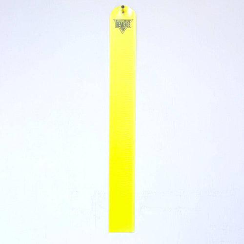 Bright yellow fly stick with adhesive surface for trapping flying insects, designed for effective pest control in farm, garden, and tool settings, part of best sellers and promo eligible collections.