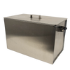 Handcrafted stainless steel stovetop water bath canner with sturdy lid and side handle, Amish made in the USA, ideal for Food Preservation, Farm, Garden & Tool, and Homesteading collections.