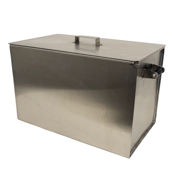 Handcrafted stainless steel stovetop water bath canner with sturdy lid and side handle, Amish made in the USA, ideal for Food Preservation, Farm, Garden & Tool, and Homesteading collections.
