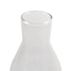 Handcrafted clear glass oil lamp chimney with 2 7/8-inch base and curved bulge, designed for Lamps & Lighting, Parts and Accessories, Chimneys and Globes, and Best Sellers collections.