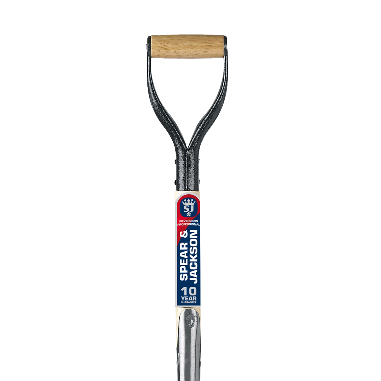 Professional digging spade with a solid forged carbon steel head and wooden handle, engineered for durability in Farm, Garden & Tool, Digging and Cultivating, and Lawncare collections.