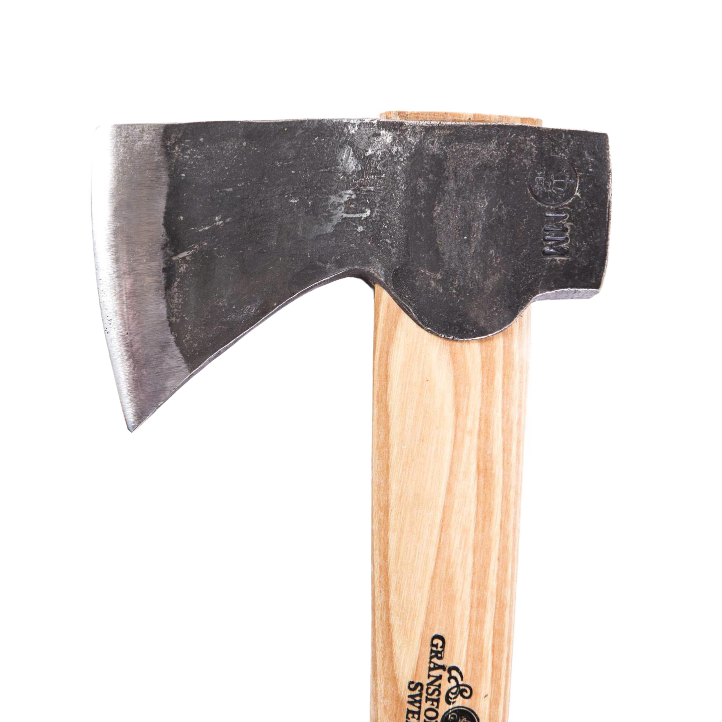 Compact hatchet with a hand-forged Swedish steel blade and smooth wooden handle, designed for durability and power in Farm, Garden & Tool and Hand Tools and Hardware collections.