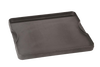Handcrafted small cast iron griddle with a pre-seasoned smooth cooking surface and integrated hand grips, ideal for Kitchen & Food, Cast Iron, Cookware, and Stoves collections.